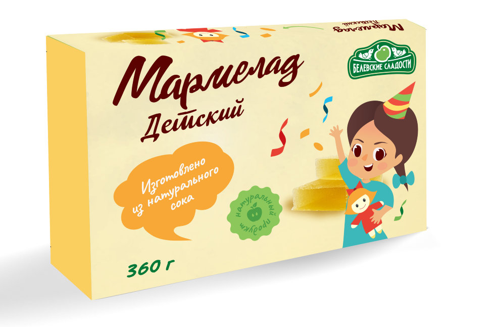  Мармелад  "Детский" белевский 360г   в Ельце