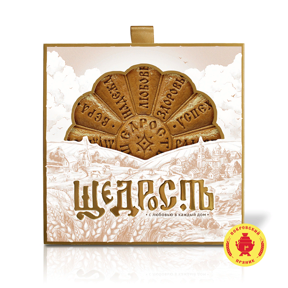  Пряник 700г "Щедрость" (в подарочной упаковке)  в Ельце