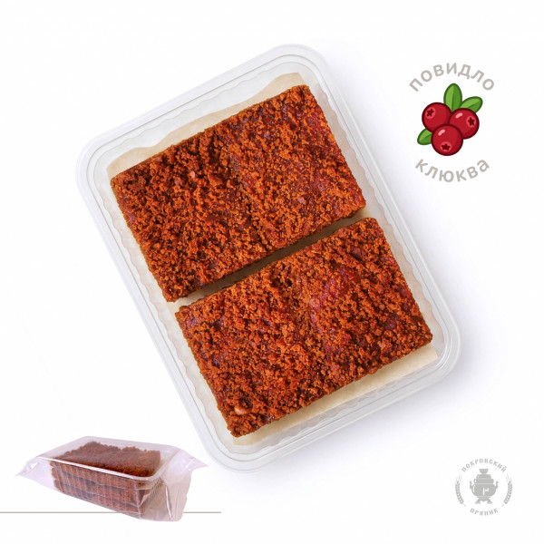 №3 Пряник 400г с фруктовой начинкой Клюква  в Ельце