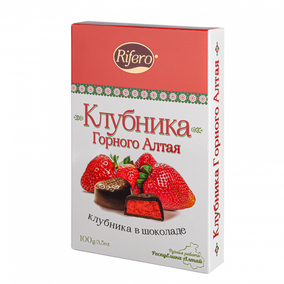  Риф и ко Конфеты "КЛУБНИКА Горного Алтая" 100г        в Ельце