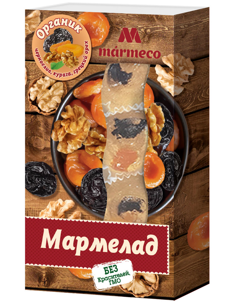  Мармелад "Органик"  Курага, Чернослив, грецкий орех, 180г  в Ельце