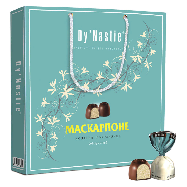 №3 Династия Сумка 170г Конфеты "Маскапроне" в Ельце